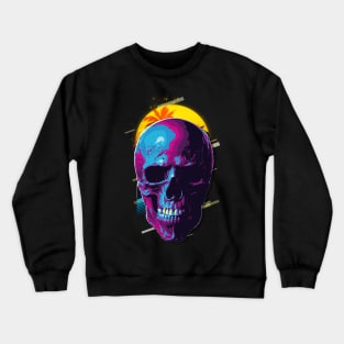 Skull retro Crewneck Sweatshirt